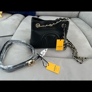 Valentino  Bundle NWT Logo Slim L Belt & Rita Shoulder Bag